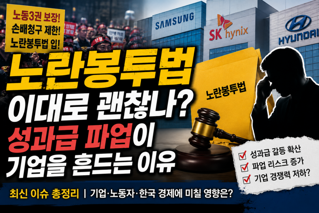 노란봉투법-파업