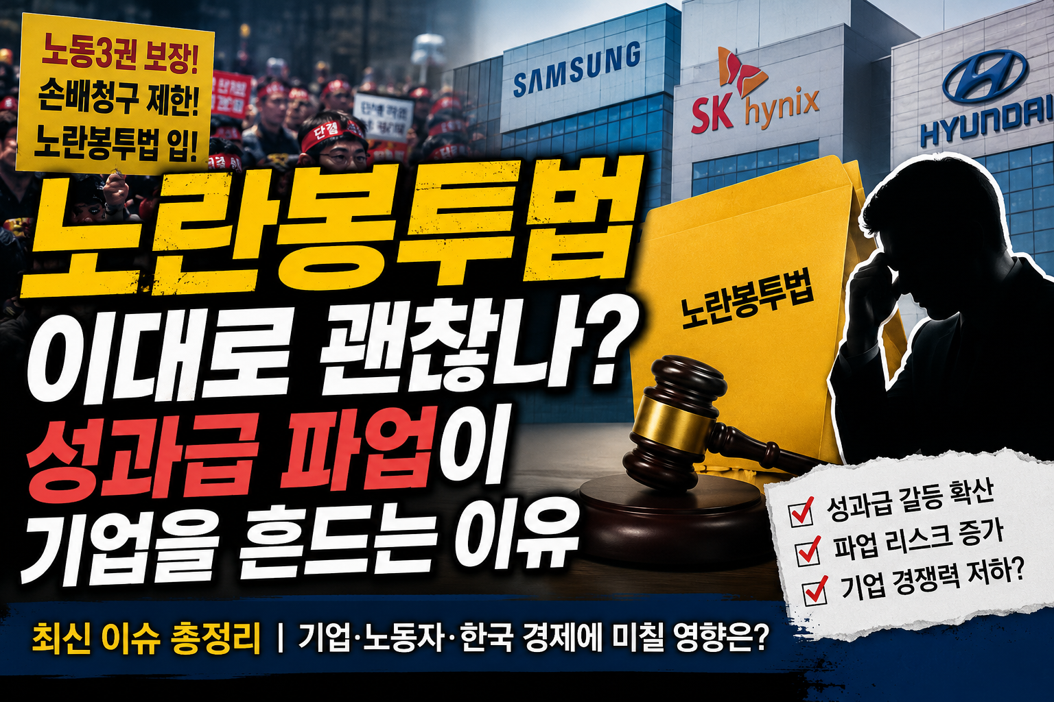 노란봉투법-파업