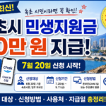 속초시 민생지원금