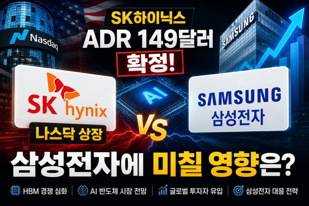 SK하이닉스 나스닥 진출 40조 조달한다 ! 삼성전자에 미칠 영향은 무엇일까? 1 SK삼전